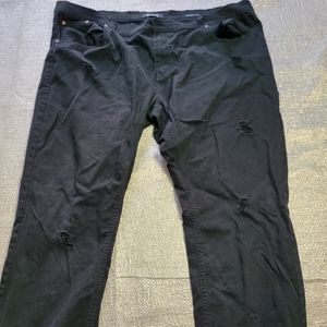 Black Distressed Jeans